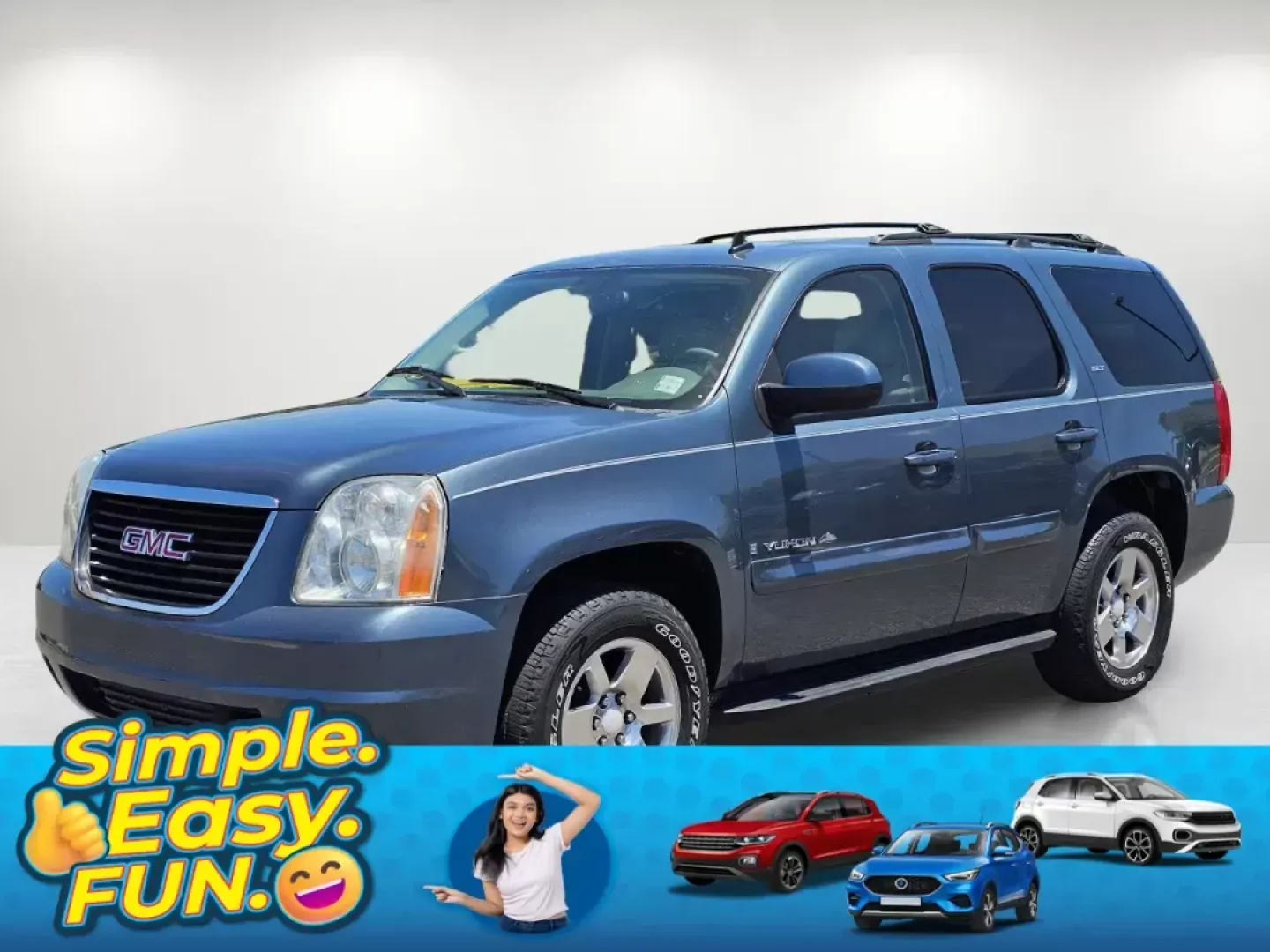 2009 /Light Titanium GMC Yukon SLT w/4SA (1GKEC33339R) with an Gas/Ethanol V8 5.3L/325 engine, 6-Speed Automatic w/OD transmission, located at 521 Old Farm Lane Rd, Prattville, AL, 36066, (334) 325-1505, 32.482460, -86.416367 - 2009 GMC Yukon SLT w/4SA - Photo#0