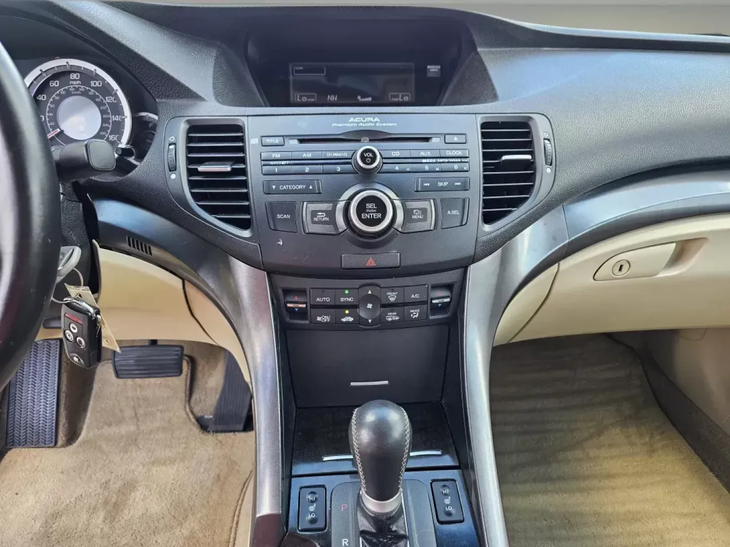 2012 /Taupe Acura TSX (JH4CU2F44CC) with an Gas I4 2.4L/144 engine, 5-Speed Automatic transmission, located at 521 Old Farm Lane Rd, Prattville, AL, 36066, (334) 325-1505, 32.482460, -86.416367 - 2012 Acura TSX - Photo#12