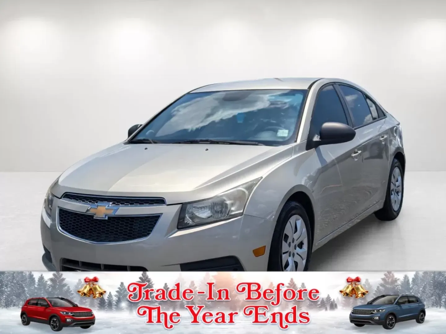 2013 Champagne Silver Metallic /Jet Black/Medium Titanium Chevrolet Cruze LS (1G1PA5SH9D7) with an Gas I4 1.8L/110 engine, 6-Speed Automatic transmission, located at 5115 14th Ave., Columbus, GA, 31904, (706) 323-0345, 32.511494, -84.971046 - 2013 Chevrolet Cruze LS - Photo#0