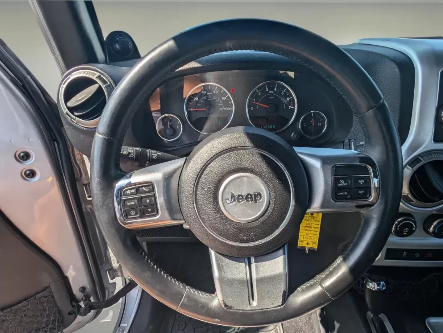 2014 /Black Jeep Wrangler Sport (1C4AJWAG7EL) with an Regular Unleaded V-6 3.6 L/220 engine, 5-Speed Automatic w/OD transmission, located at 1430 Gateway Drive, Opelika, AL, 36801, (334) 239-0944, 32.637871, -85.409790 - 2014 Jeep Wrangler Sport - Photo#15