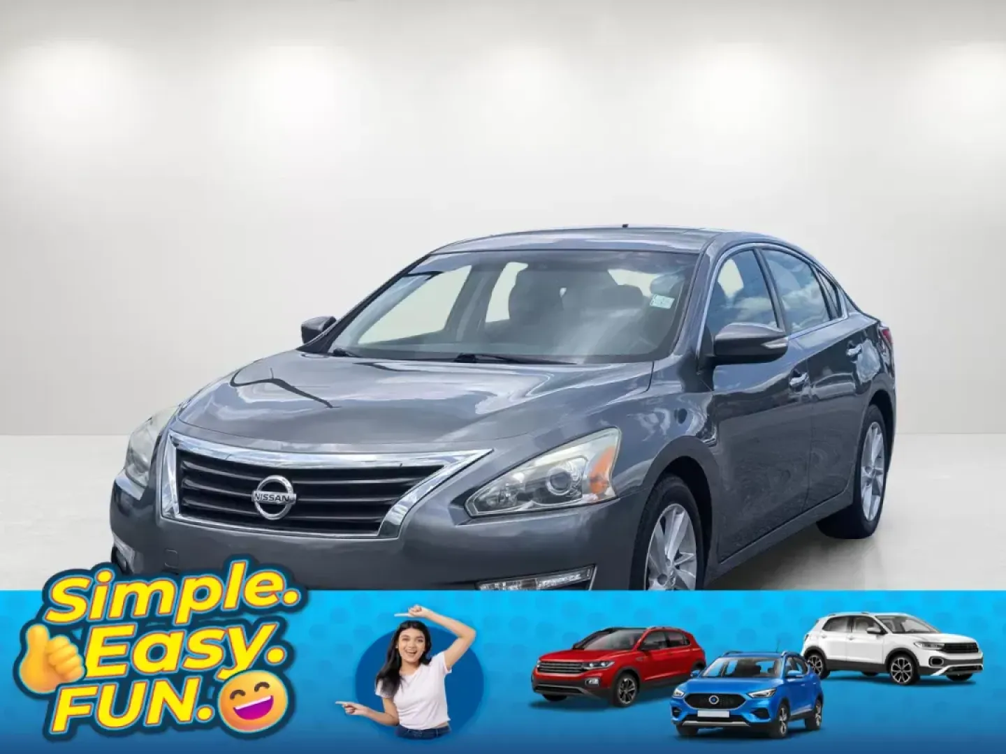 2014 /Charcoal Nissan Altima 2.5 SV (1N4AL3AP5EC) with an Regular Unleaded I-4 2.5 L/152 engine, 1-Speed CVT w/OD transmission, located at 5115 14th Ave., Columbus, GA, 31904, (706) 323-0345, 32.511494, -84.971046 - 2014 Nissan Altima 2.5 SV - Photo#0