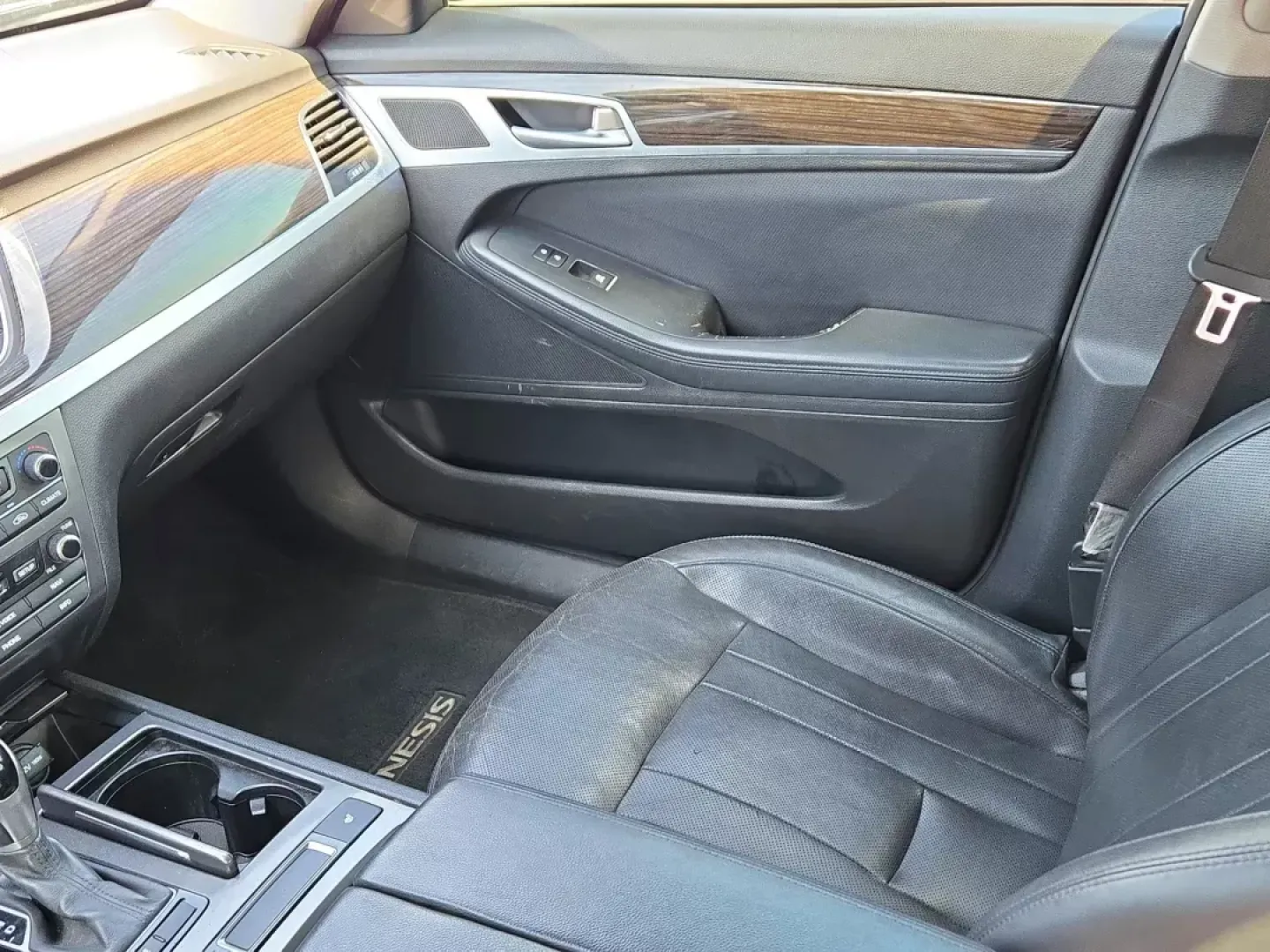 2015 /Black Hyundai Genesis 3.8L (KMHGN4JEXFU) with an Other engine, located at 3959 U.S. 80 W, Phenix City, AL, 36870, (334) 297-4885, 32.469296, -85.135185 - **Elevate Your Driving Experience with the 2015 Hyundai Genesis at Gils Auto!**<br /> <br /> Are you in search of a refined and luxurious sedan that caters to your active lifestyle? Look no further! The 2015 Hyundai Genesis is designed for those who value both comfort and performance, making it perf - Photo#14
