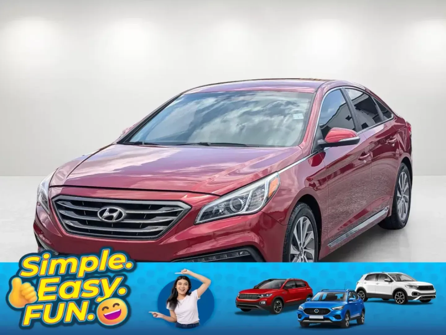 2015 /Gray Hyundai Sonata 2.4L Sport (5NPE34AF2FH) with an Regular Unleaded I-4 2.4 L/144 engine, 6-Speed Automatic w/OD transmission, located at 3959 U.S. 80 W, Phenix City, AL, 36870, (334) 297-4885, 32.469296, -85.135185 - 2015 Hyundai Sonata 2.4L Sport - Photo#0