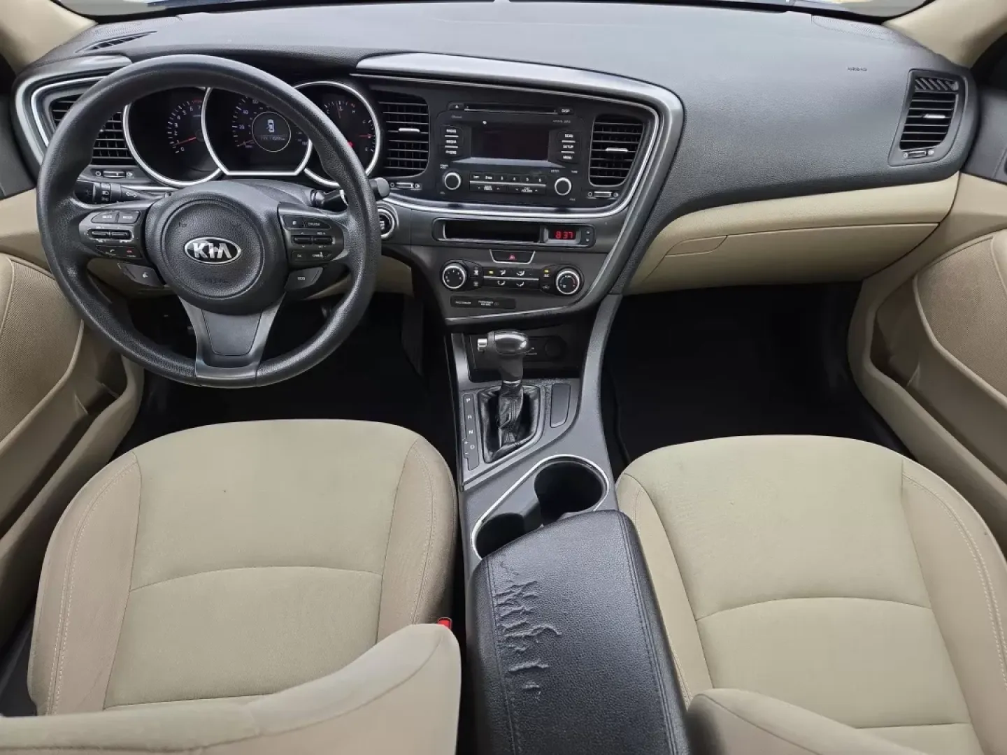 2015 /Beige Kia Optima LX (5XXGM4A75FG) with an Other engine, located at 3959 U.S. 80 W, Phenix City, AL, 36870, (334) 297-4885, 32.469296, -85.135185 - ### Drive into Adventure with the 2015 Kia Optima LX<br /> <br /> Are you looking for a reliable, stylish, and affordable sedan that perfectly blends comfort and practicality? Look no further than the stunning 2015 Kia Optima LX, available now at Gils Auto in Phenix City, AL! This versatile vehicle - Photo#14