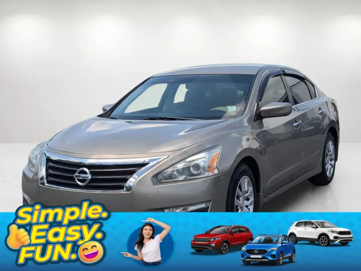 2015 /Beige Nissan Altima 2.5 S (1N4AL3AP2FC) with an Regular Unleaded I-4 2.5 L/152 engine, 1-Speed CVT w/OD transmission, located at 804 22nd Ave, Phenix City, AL, 36870, (334) 297-1860, 32.484749, -85.024475 - 2015 Nissan Altima 2.5 S - Photo#0