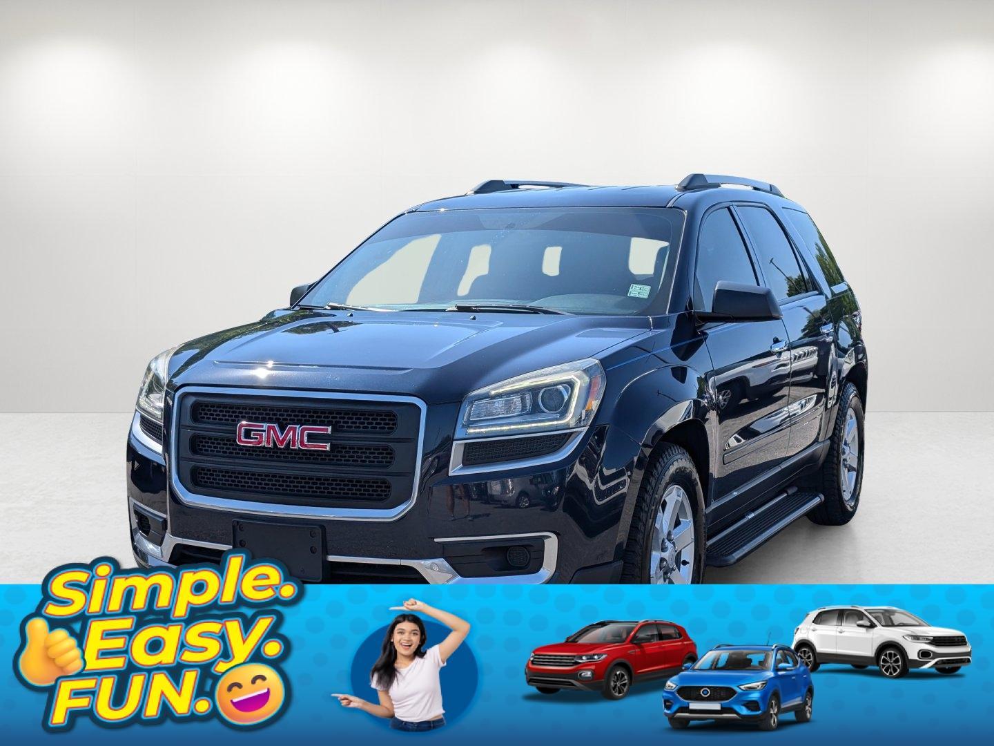 2016 /Ebony GMC Acadia SLE (1GKKVPKD6GJ) with an Gas V6 3.6L/217 engine, 6-Speed Automatic transmission, located at 5115 14th Ave., Columbus, GA, 31904, (706) 323-0345, 32.511494, -84.971046 - 2016 GMC Acadia SLE - Photo#0
