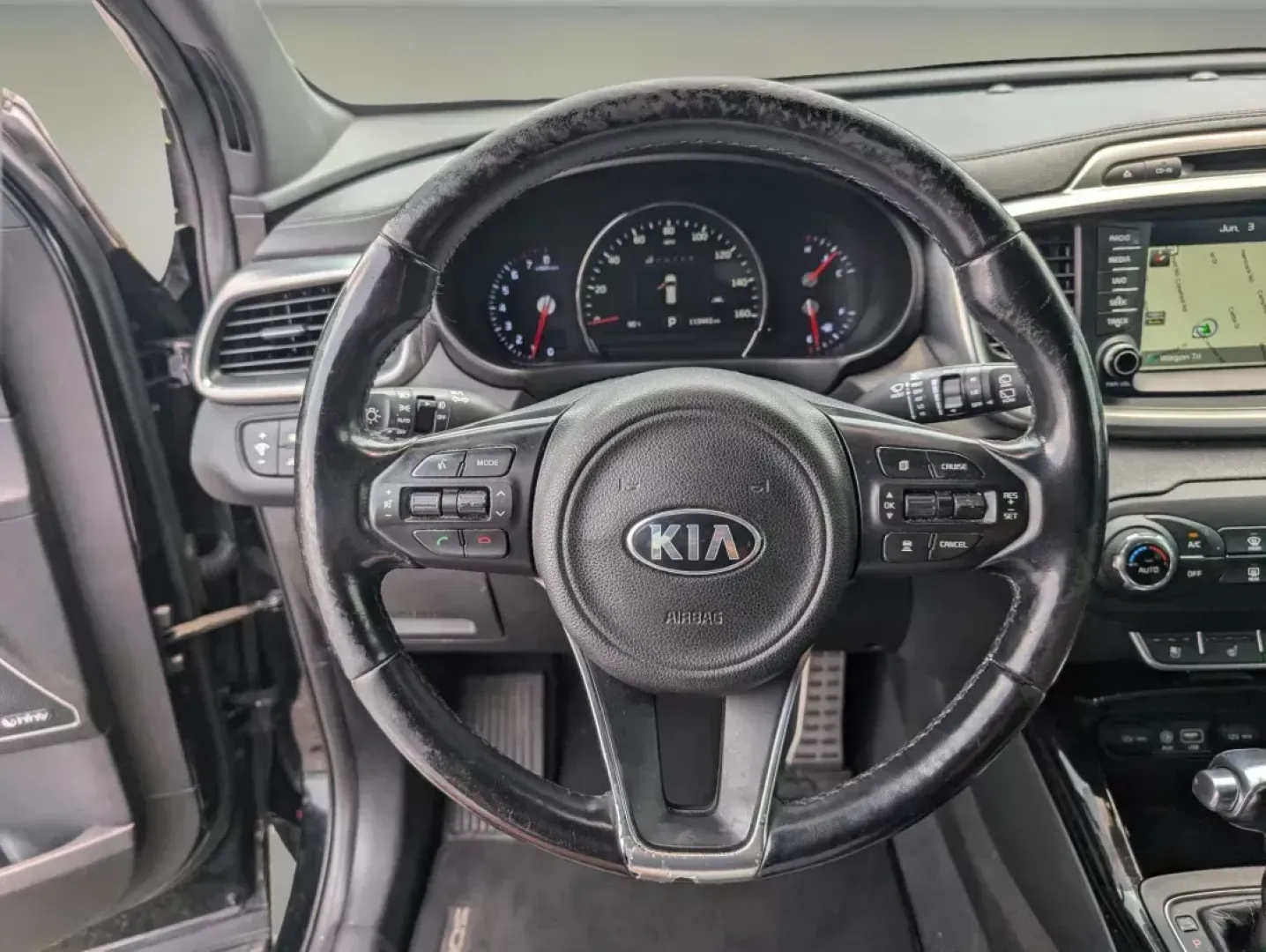 2016 /Satin Black Kia Sorento SXL (5XYPK4A18GG) with an Intercooled Turbo Regular Unleaded I-4 2.0 L/122 engine, 6-Speed Automatic w/OD transmission, located at 804 22nd Ave, Phenix City, AL, 36870, (334) 297-1860, 32.484749, -85.024475 - **Adventure Awaits with the 2016 Kia Sorento SXL - Your Perfect Family SUV!**<br /> <br /> Are you ready for your next family adventure or daily commute in a vehicle that combines style, comfort, and technology? The 2016 Kia Sorento SXL is designed to elevate your driving experience, making it the i - Photo#14