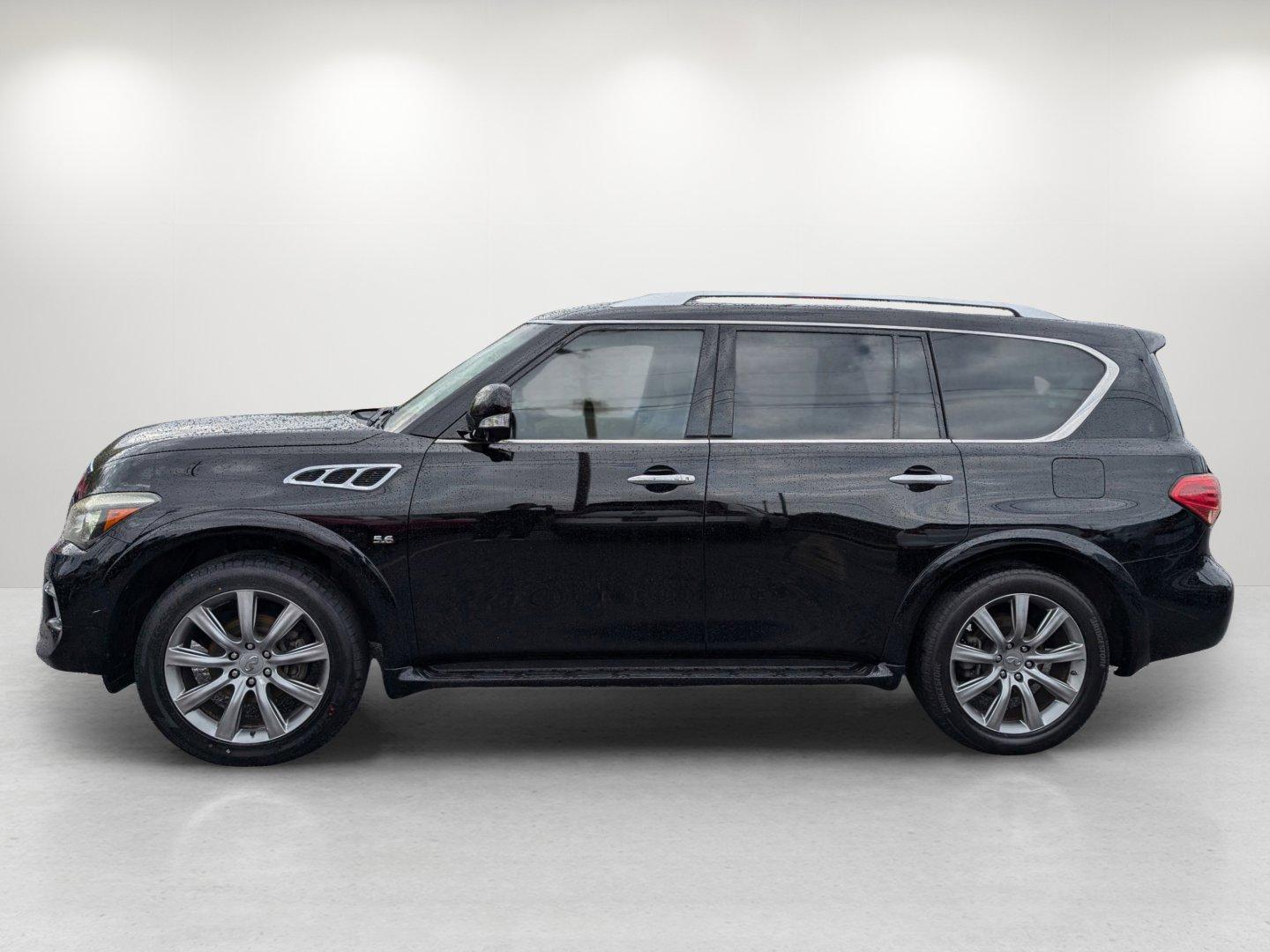 2017 /Wheat Infiniti QX80 (JN8AZ2NF6H9) with an Premium Unleaded V-8 5.6 L/339 engine, 7-Speed Automatic w/OD transmission, located at 7000 Northlake Connector, Columbus, GA, 31904, (706) 987-8085, 32.524975, -84.978134 - 2017 Infiniti QX80 - Photo#6